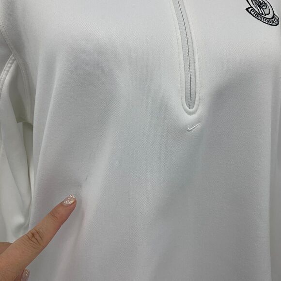 Nike Golf Therma Fit Sweatshirt S Small 1/4 Zip Fleece Lined Prestonwood Sweater - Picture 5 of 16